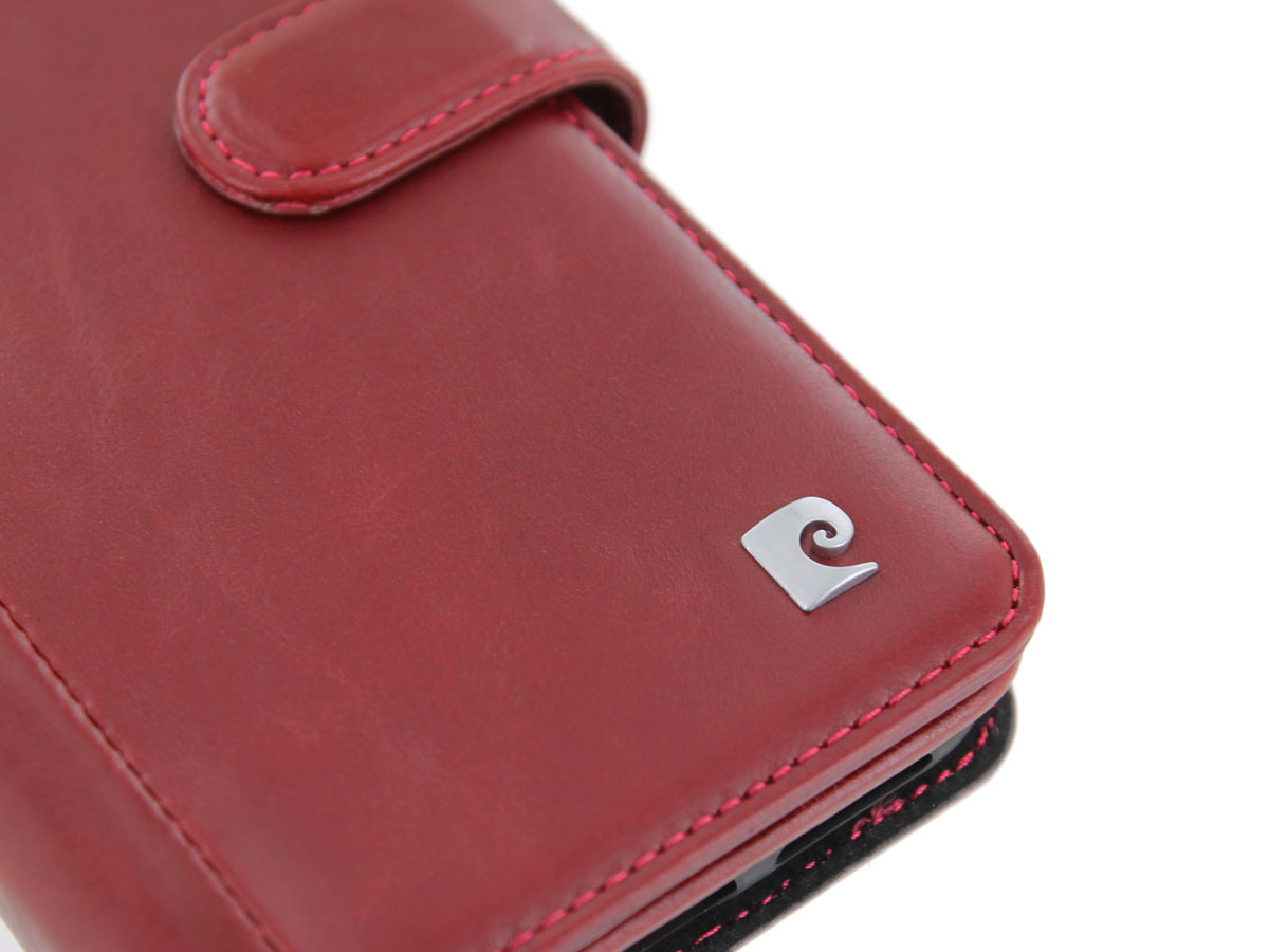 Pierre Cardin True Wallet Rood Leer - iPhone XR hoesje