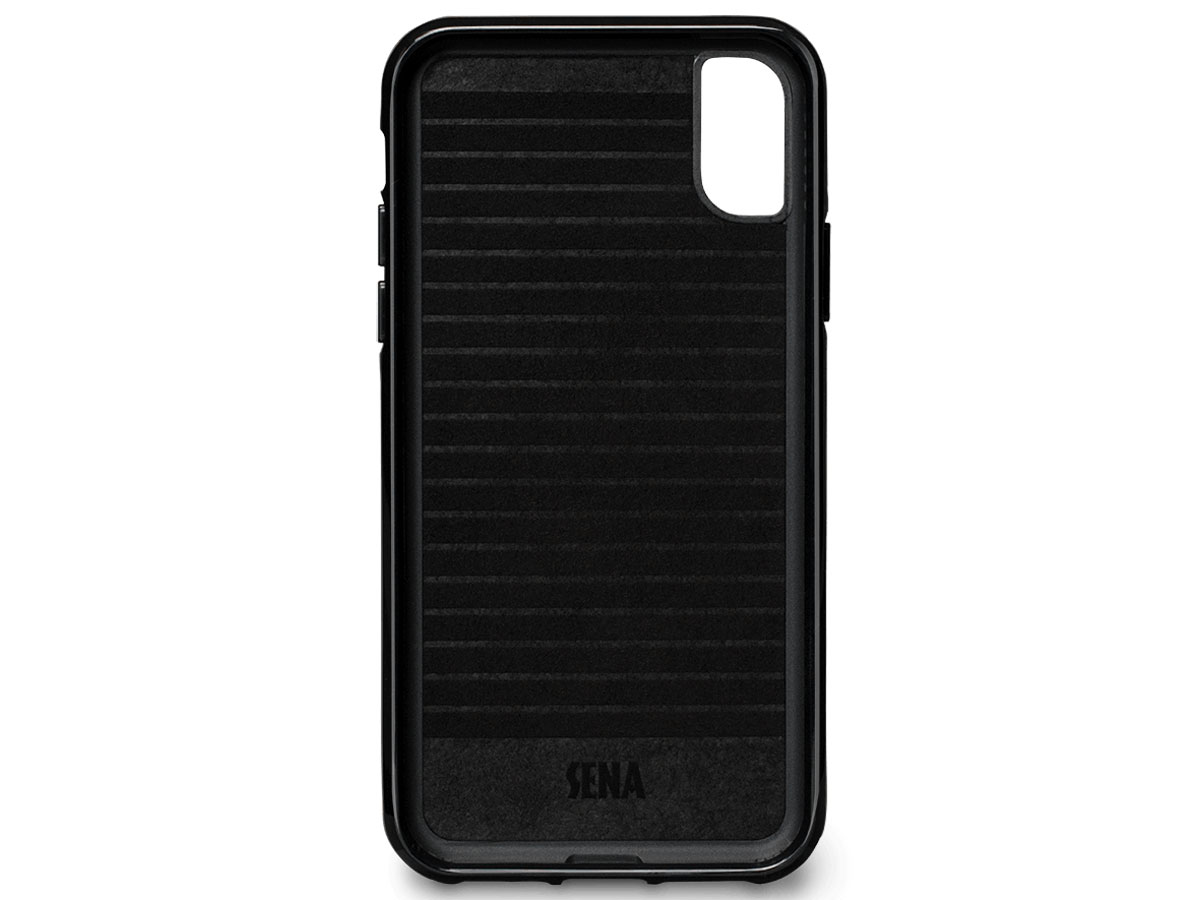 Sena Deen Lugano Wallet Saddle - iPhone XR Hoesje Leer