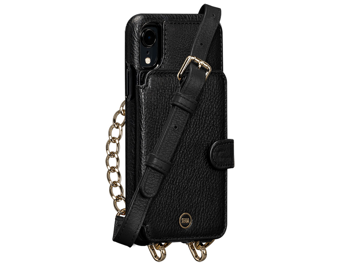 Sena Kyla Crossbody Wallet Zwart - iPhone XR Hoesje