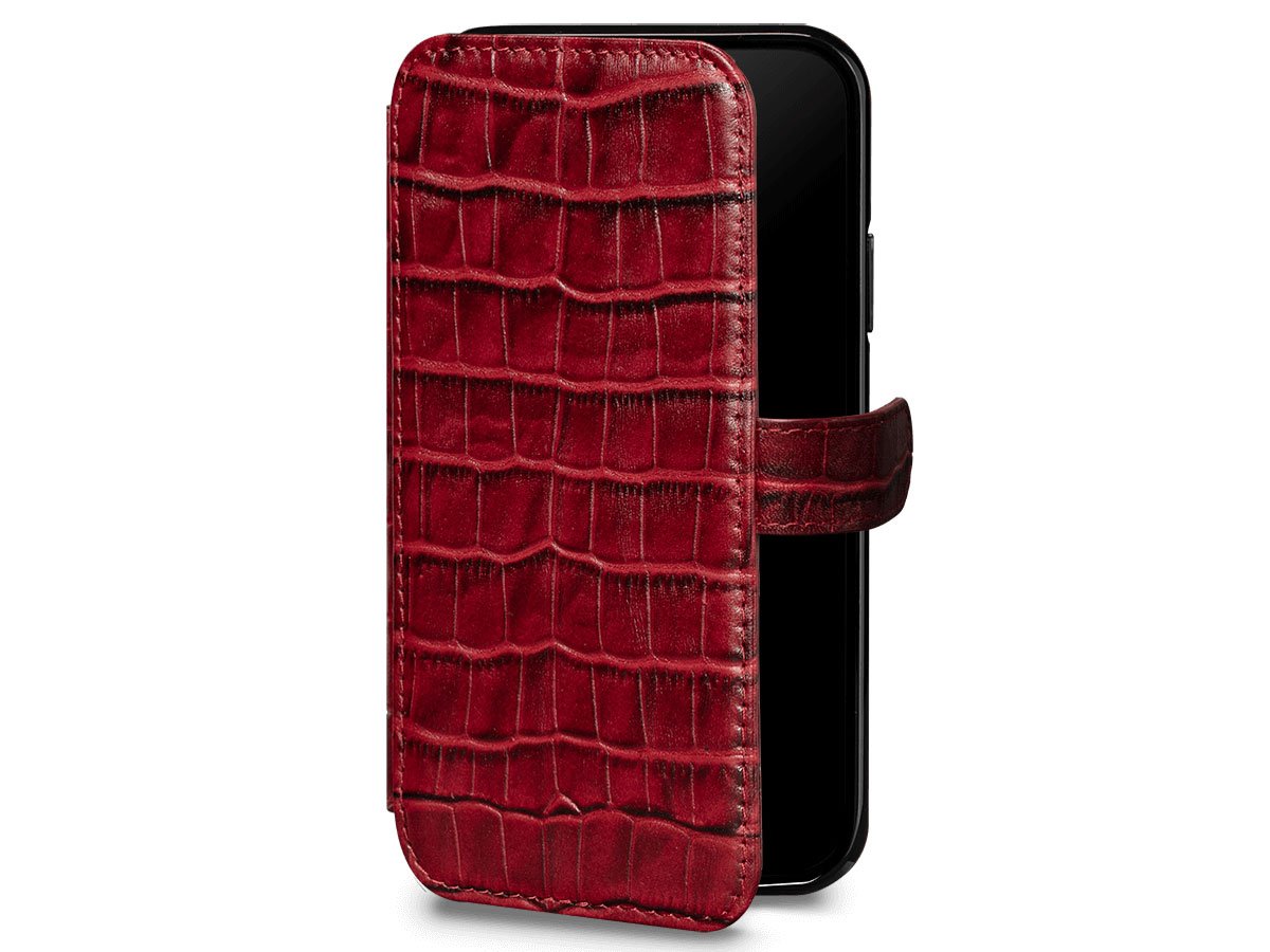 Sena Walletbook Classic Case Croco - iPhone XR hoesje