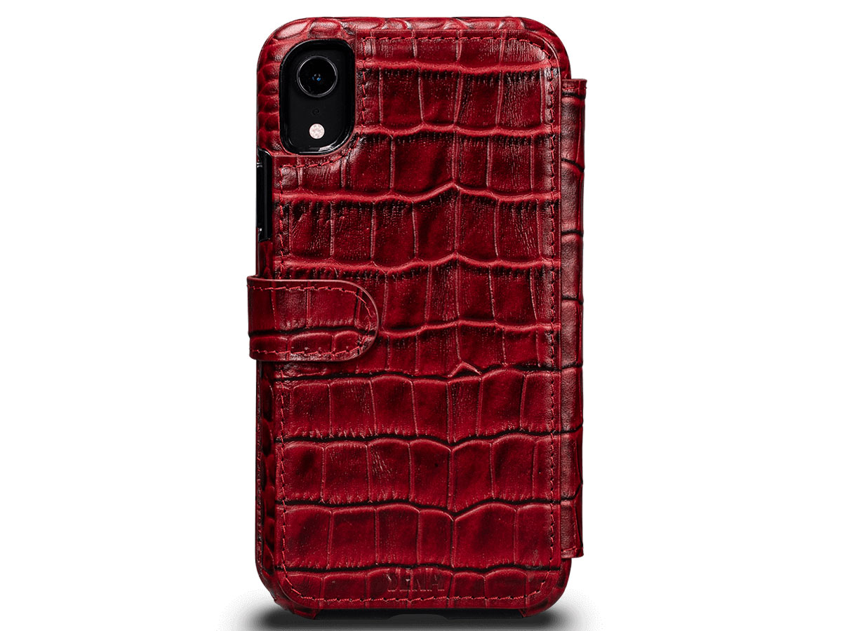 Sena Walletbook Classic Case Croco - iPhone XR hoesje