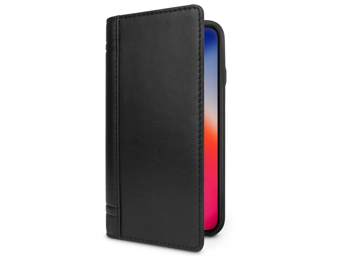 Twelve South Journal Zwart - iPhone XR Hoesje Leer