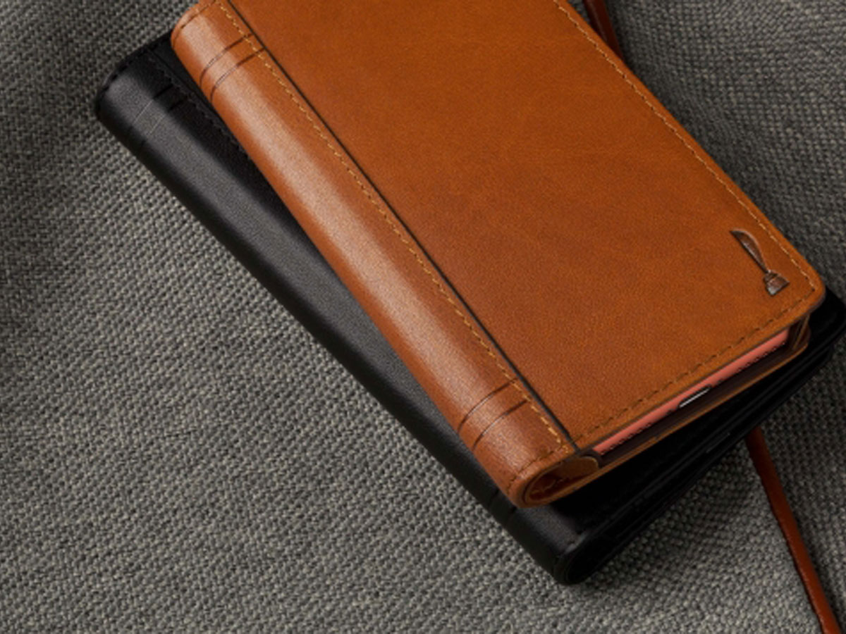 Twelve South Journal Zwart - iPhone XR Hoesje Leer