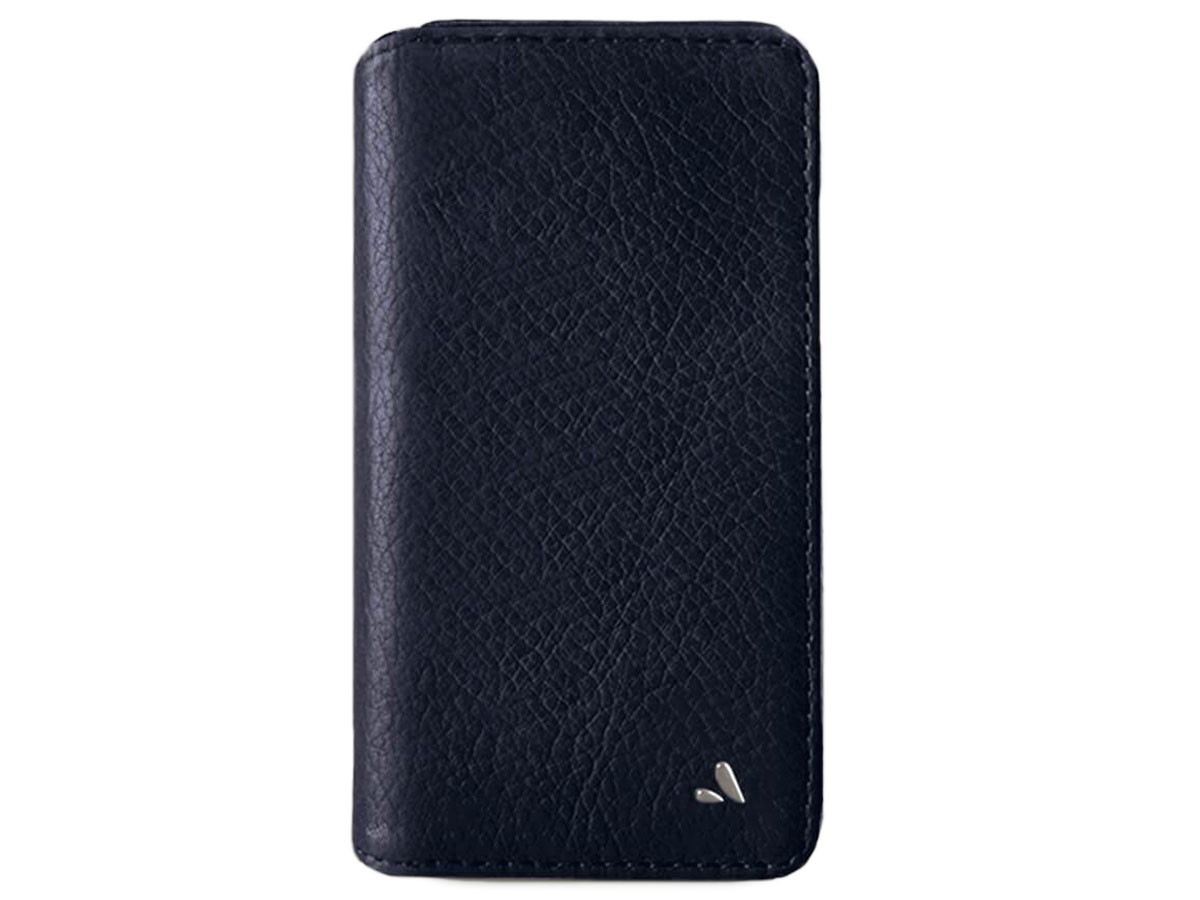 Vaja Wallet Agenda Case Navy - iPhone XR Hoesje Leer