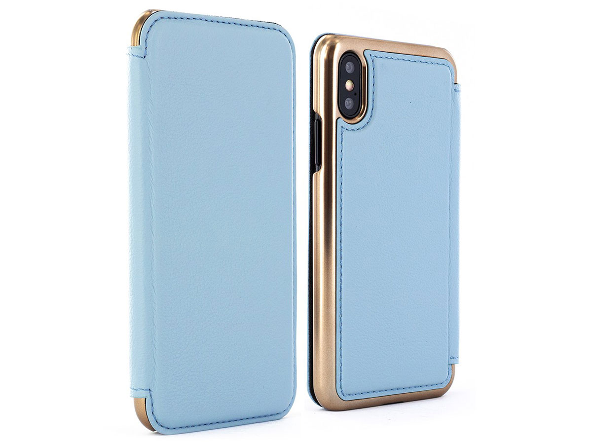 Greenwich Blake Folio Beach House/Gold - iPhone X/Xs hoesje