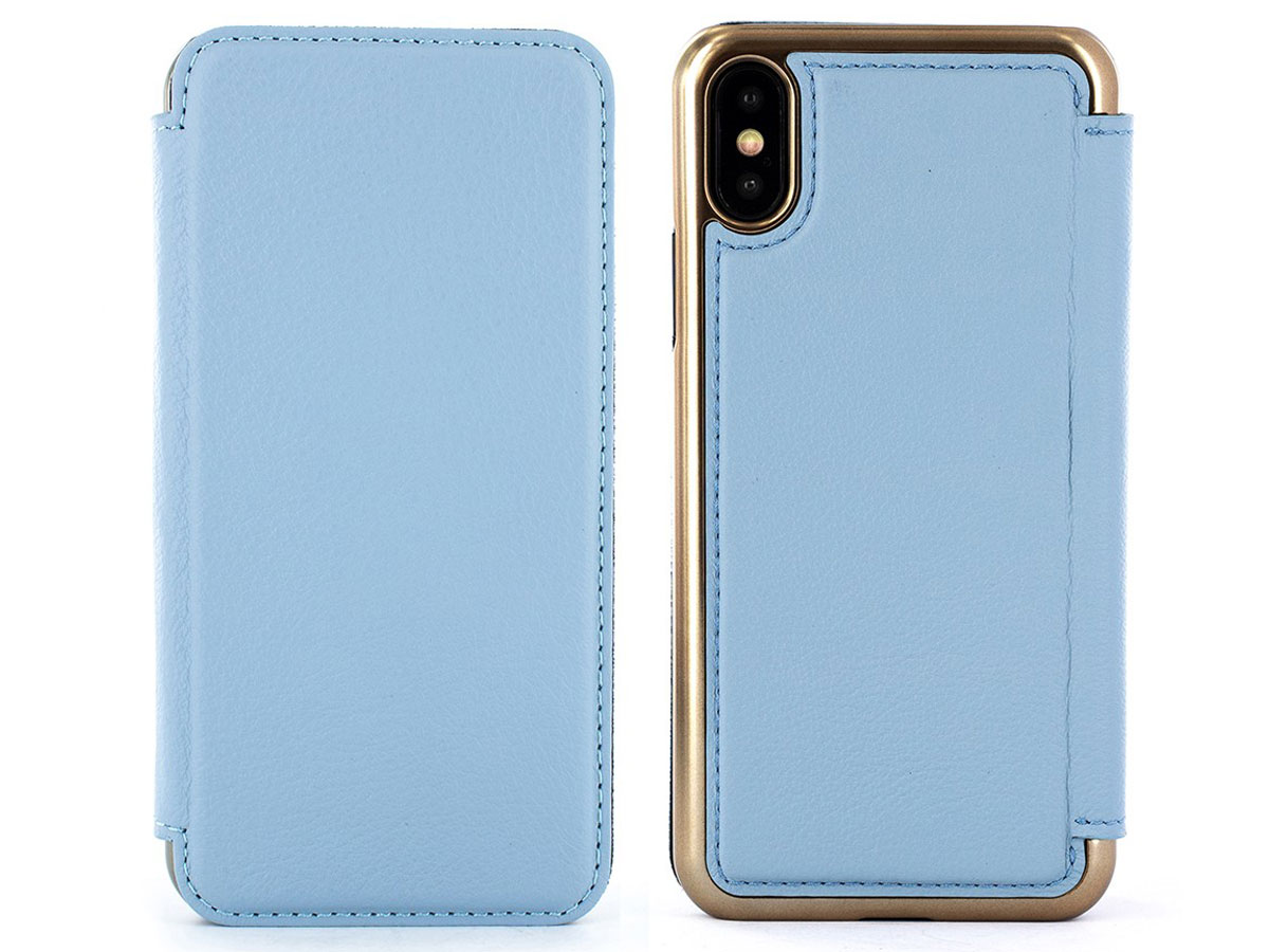 Greenwich Blake Folio Beach House/Gold - iPhone X/Xs hoesje