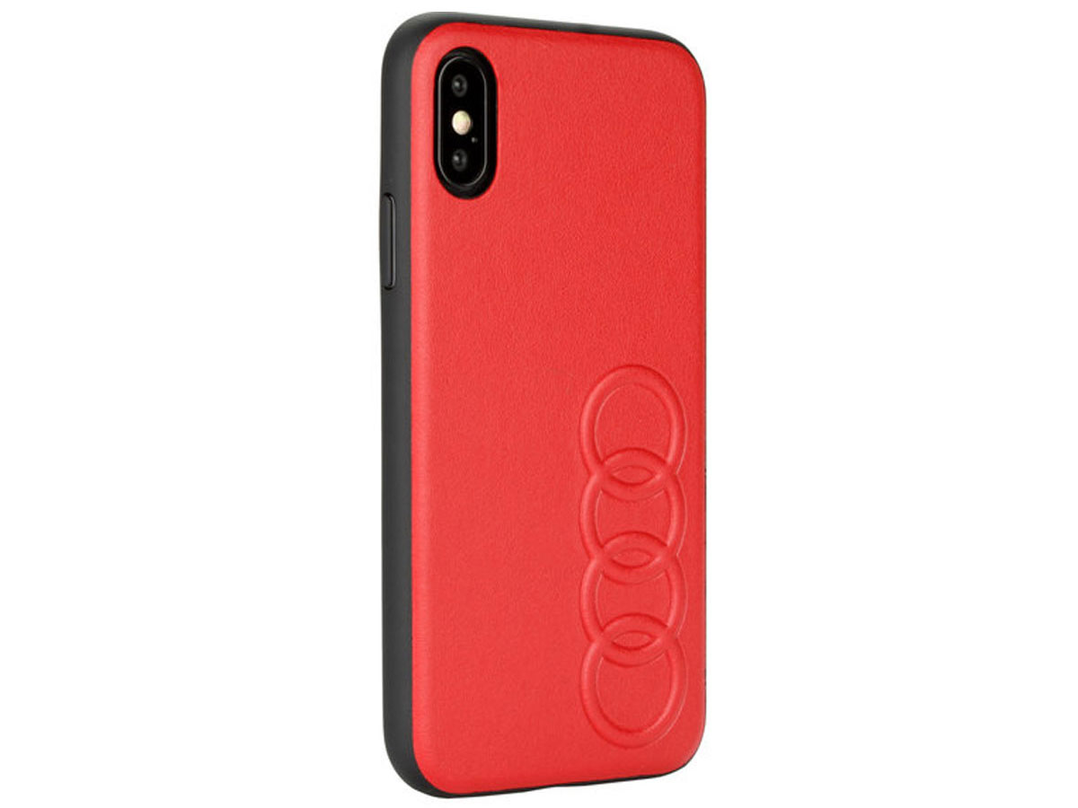 Audi Hard Case TT Series Rood - iPhone Xs Max hoesje