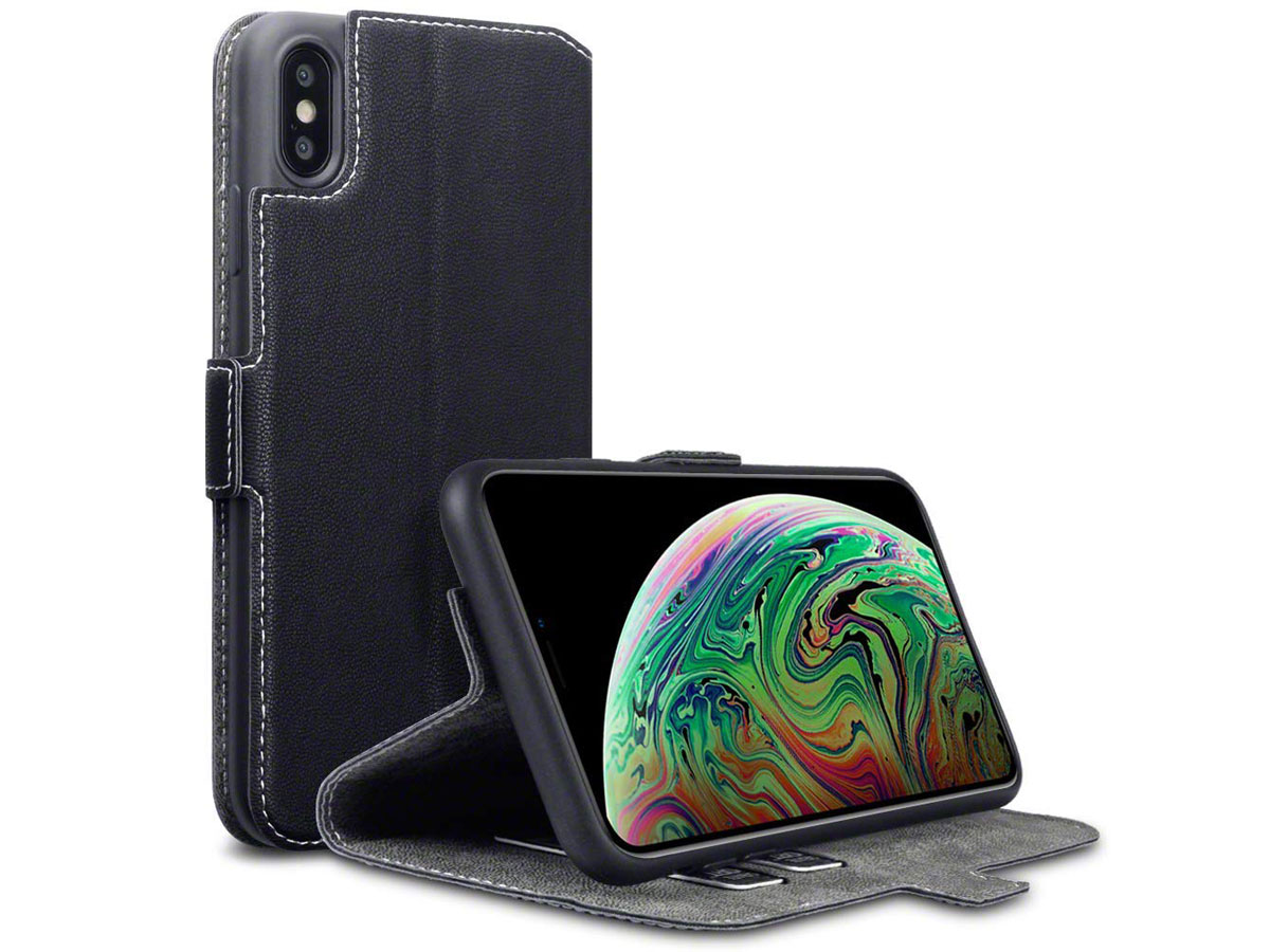 CaseBoutique Slim Wallet Zwart - iPhone Xs Max hoesje