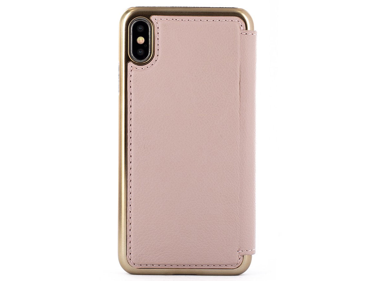 Greenwich Blake Folio Blossom/Gold - iPhone Xs Max Hoesje Leer