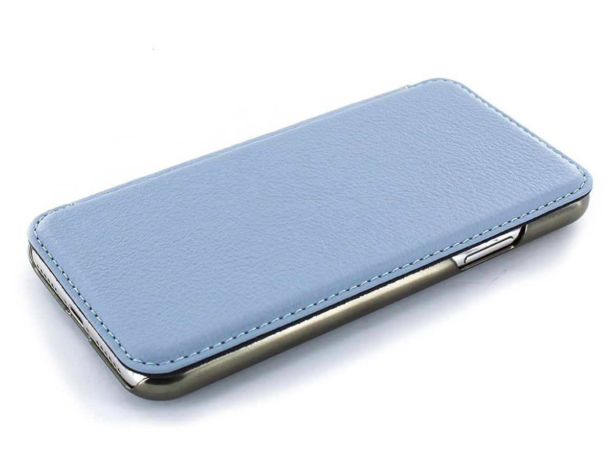 Greenwich Blake Folio Beach House/Gunmetal - iPhone Xs Max Hoesje Leer