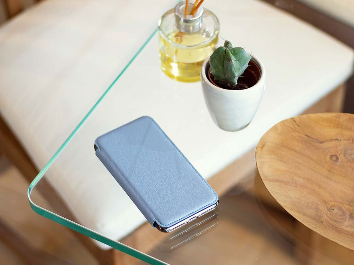 Greenwich Blake Folio Beach House/Gunmetal - iPhone Xs Max Hoesje Leer