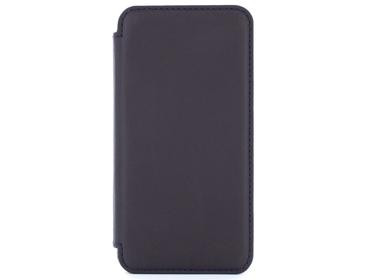 Greenwich Blake Folio Damson/Gunmetal - iPhone Xs Max Hoesje Leer