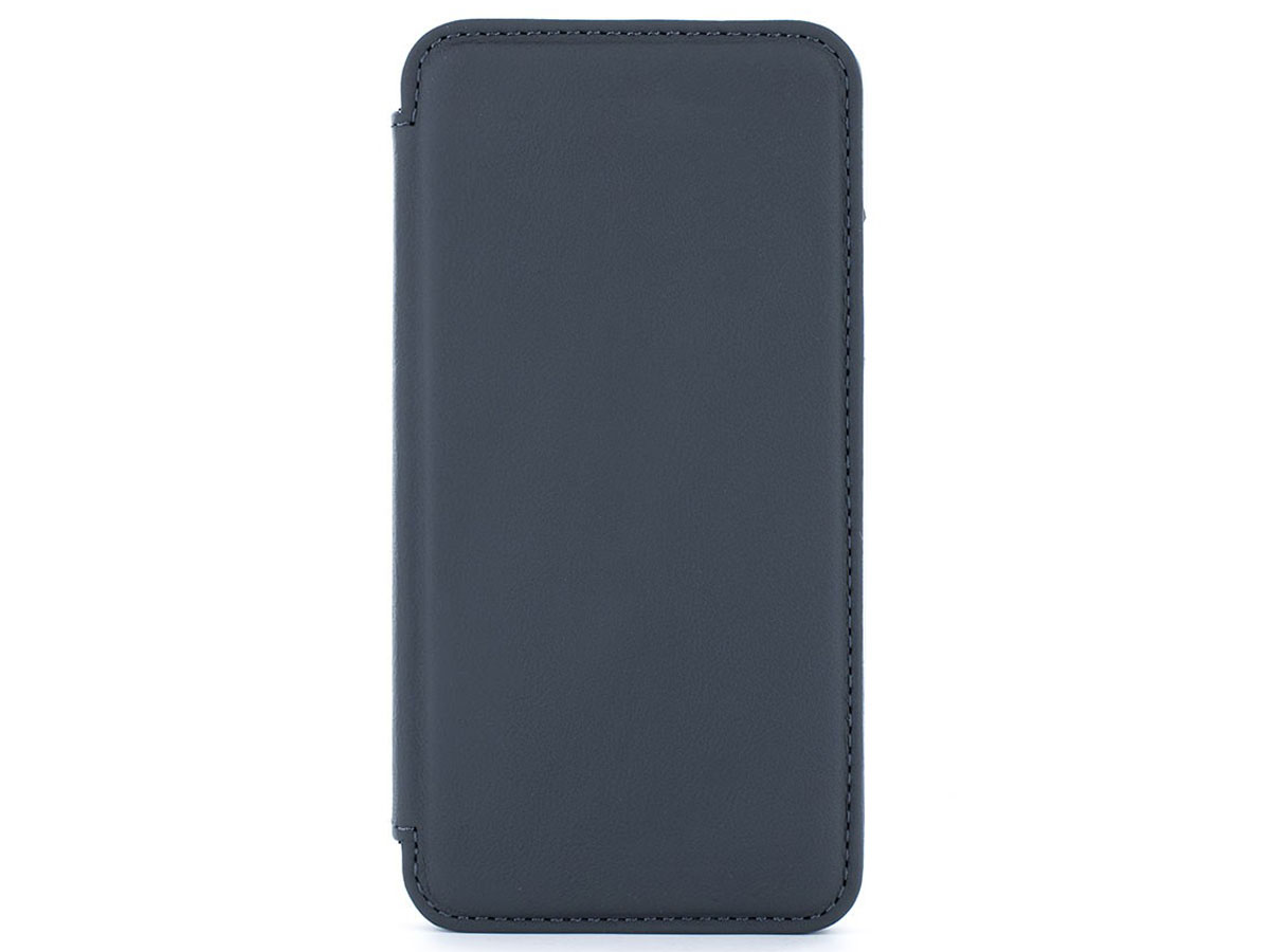 Greenwich Blake Folio Seal/Gunmetal - Leren iPhone Xs Max hoesje