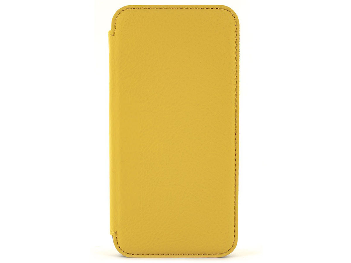 Greenwich Blake Folio Canary/Gunmetal - iPhone Xs Max Hoesje Leer