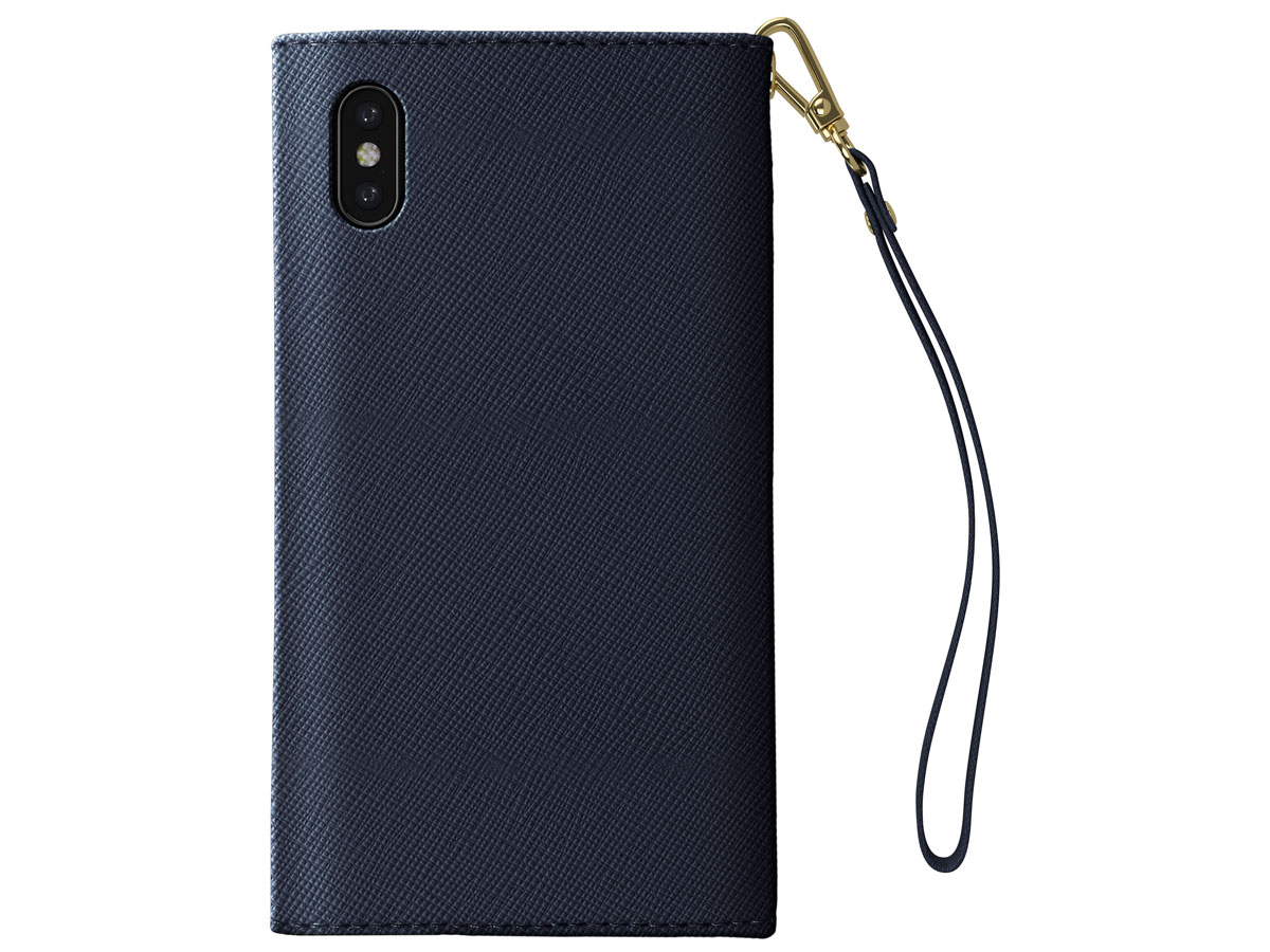 iDeal of Sweden Mayfair Clutch Navy - iPhone Xs Max Hoesje