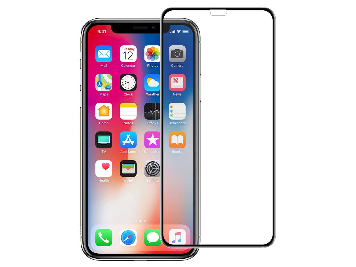 iPhone 11 Pro Max Screenprotector Edge to Edge Curved Tempered Glass