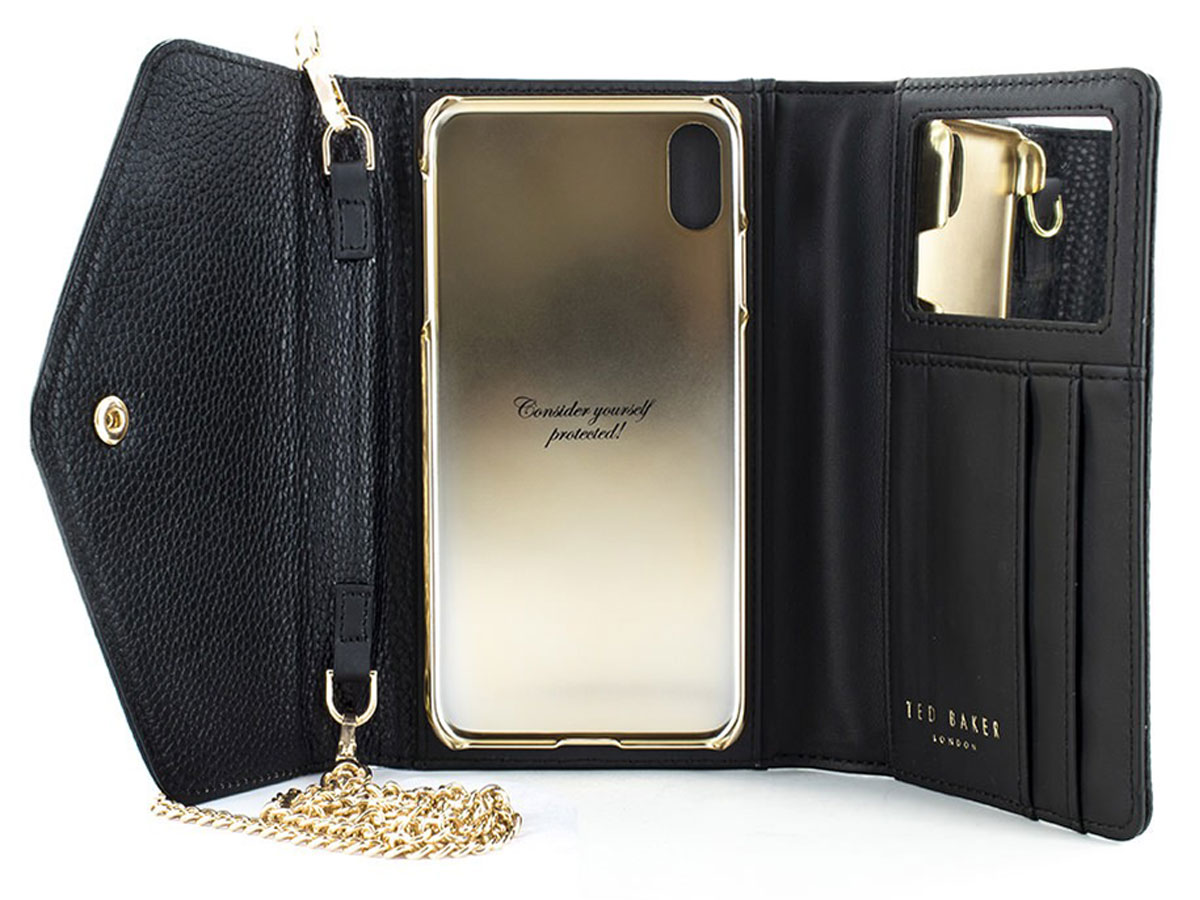 Ted Baker Selie Crossbody Zwart - iPhone Xs Max hoesje