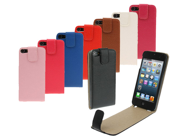 Kunstleren Bottomflip Case Hoesje voor iPod touch 5G/6G