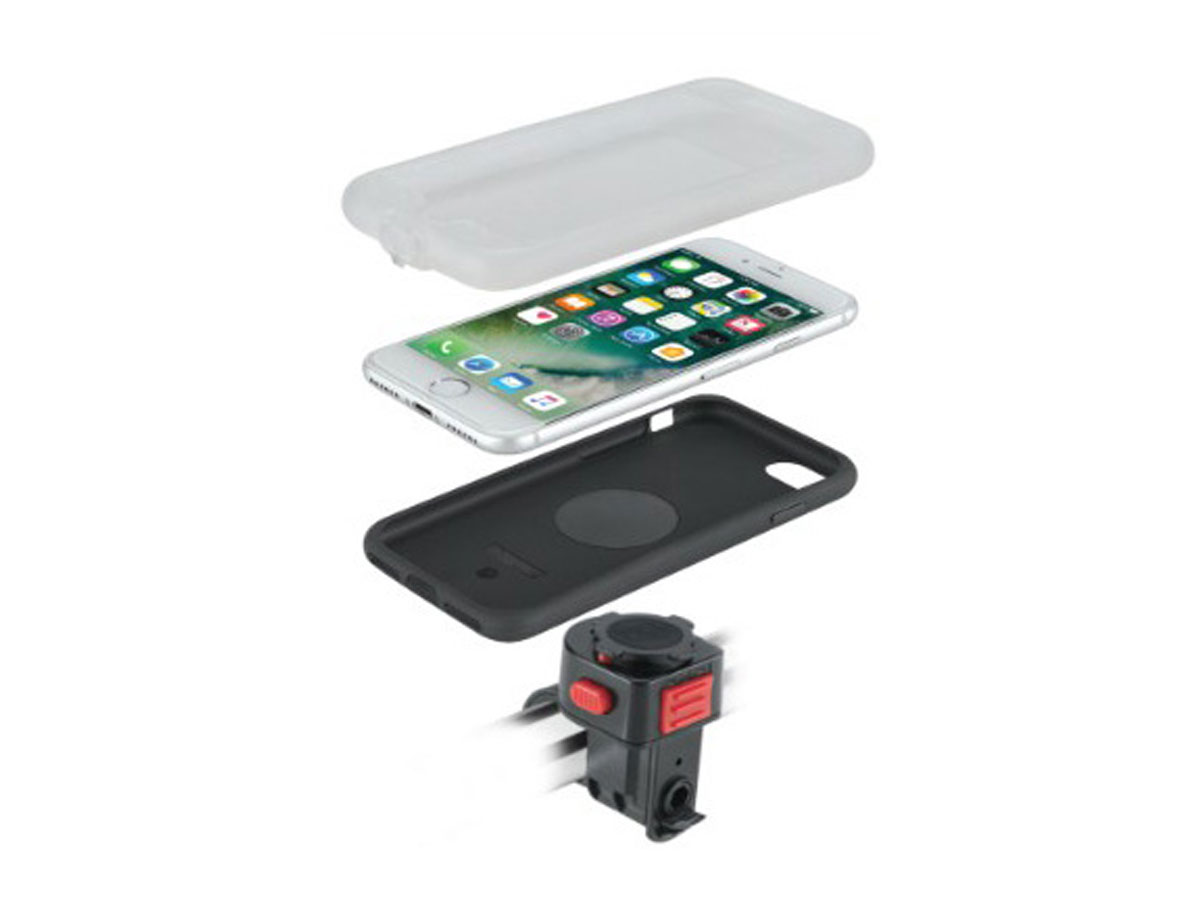 Tigra Fitclic MountCase Fietshouder voor iPhone X/Xs met Rain Guard