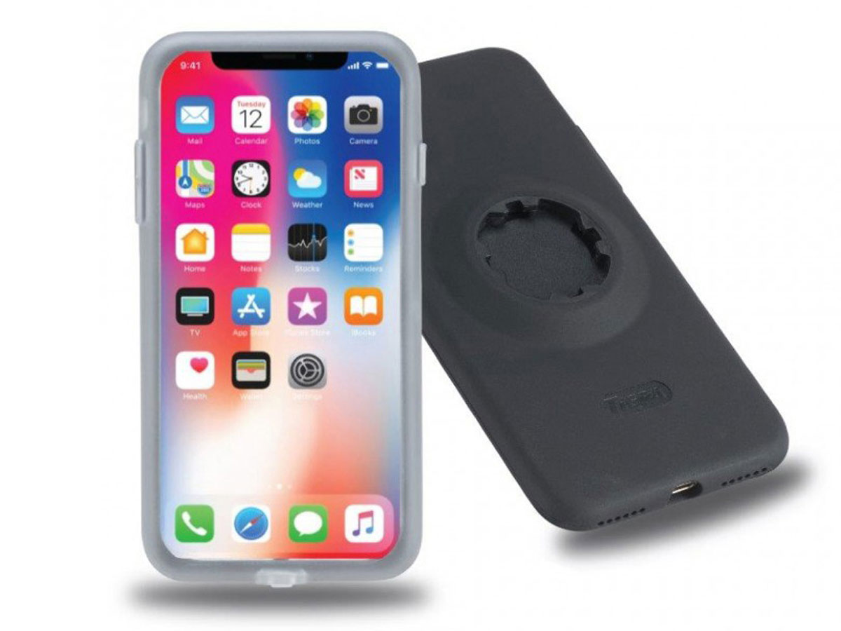 Tigra Fitclic MountCase Fietshouder voor iPhone X/Xs met Rain Guard