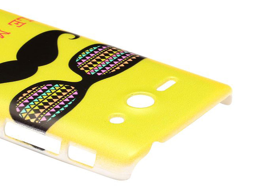 Huawei Ascend Y530 Sunglass Moustache Case Hoesje Cover Jpg