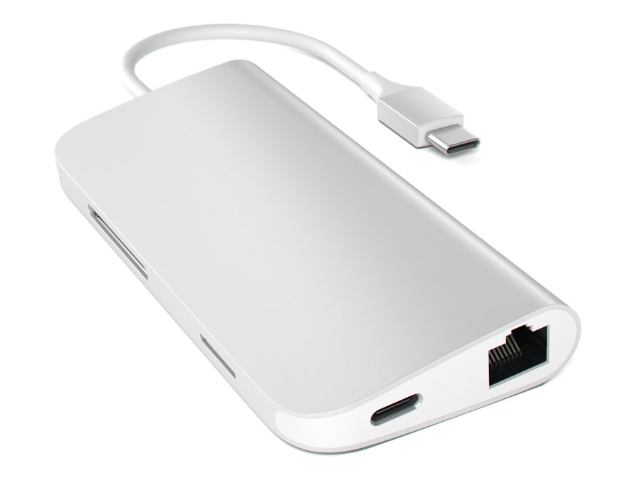 Satechi USB-C Multi-Port Hub met USB HDMI Ethernet SD