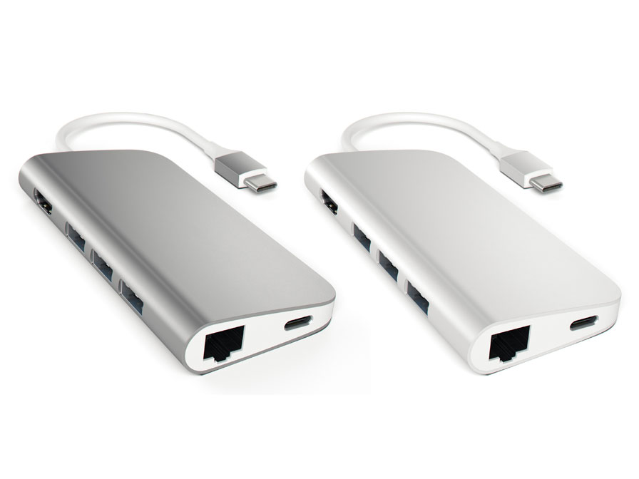 Satechi USB-C Multi-Port Hub met USB HDMI Ethernet SD