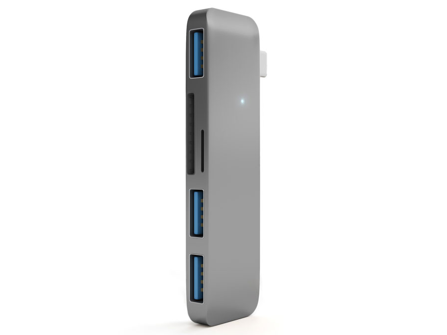 Satechi USB-C 3-in-1 Combo Hub - USB-A en Kaartlezer