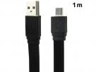 Micro-USB Flat kabel voor Laden en/of Synchroniseren