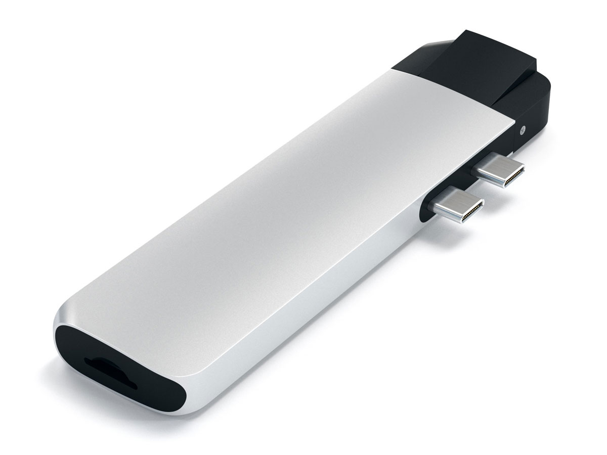 Satechi USB-C Pro Hub Ethernet voor MacBook Pro - Zilver
