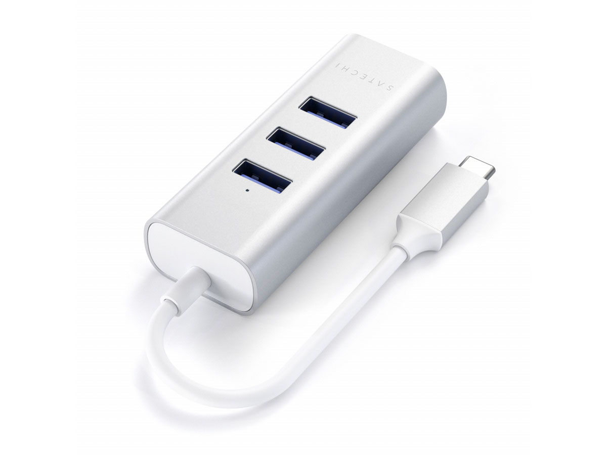 Satechi USB-C 2in1 Hub - USB en Ethernet