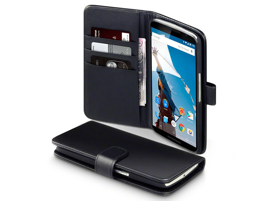 CaseBoutique Leather Wallet Case - Motorola Nexus 6 hoesje