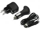 Micro-USB Oplaadpakket 220V + 12V Oplader