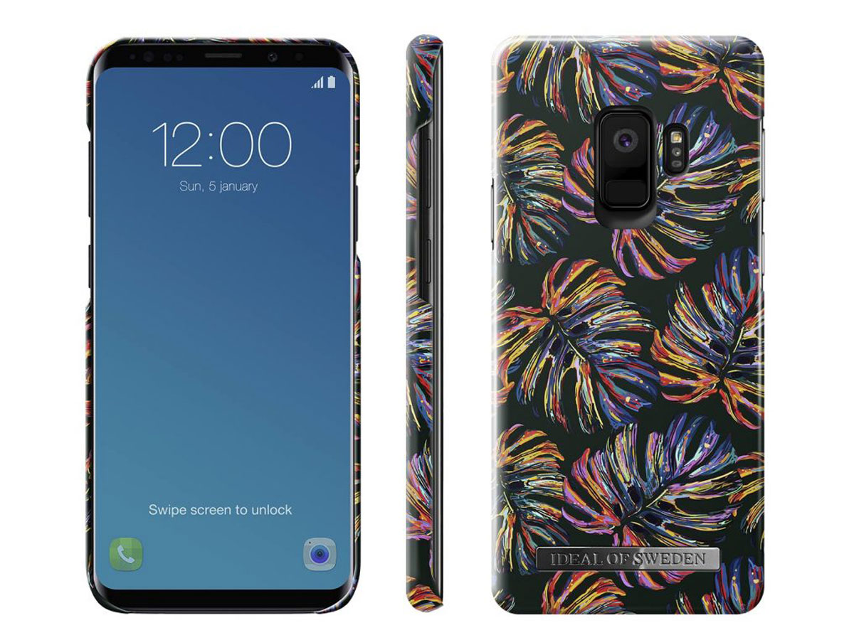 iDeal of Sweden Neon Tropical Case - Galaxy S9 hoesje