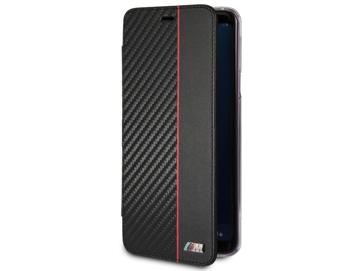 BMW M Sport Bookcase Rood - Samsung Galaxy S9+ hoesje