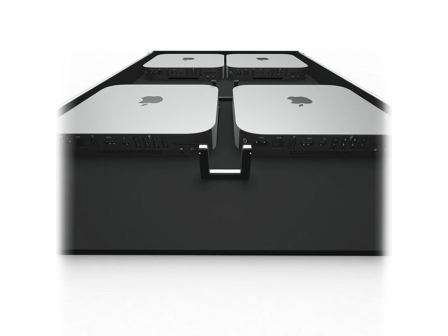 H-Squared Mini Rack - Server Rack Mount - 4 x Mac Mini