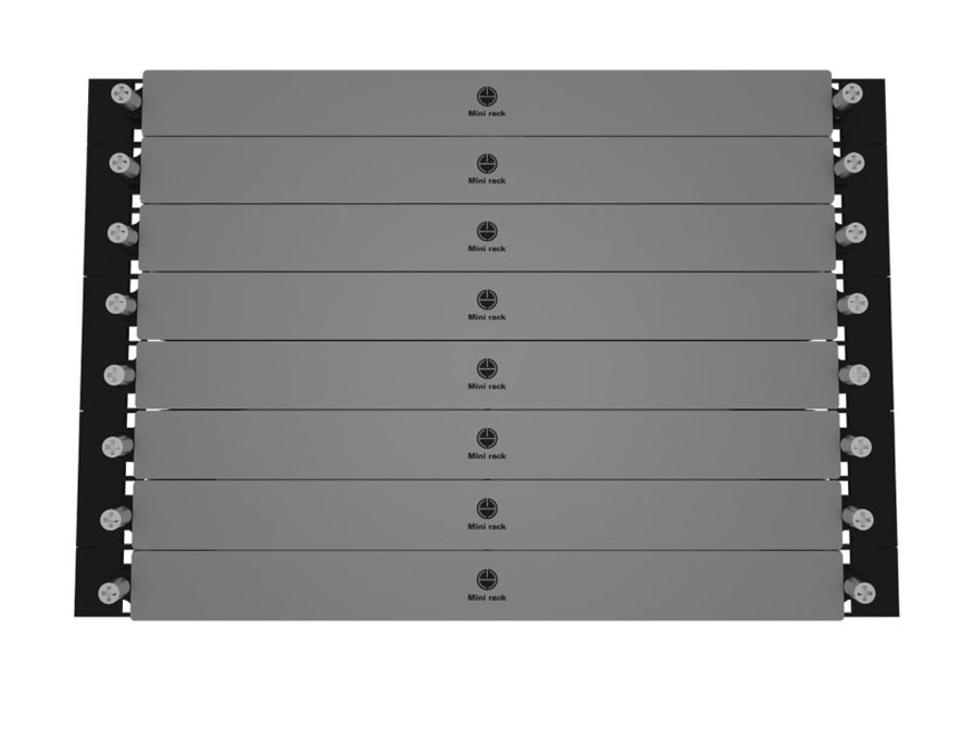 H-Squared Mini Rack - Server Rack Mount - 4 x Mac Mini