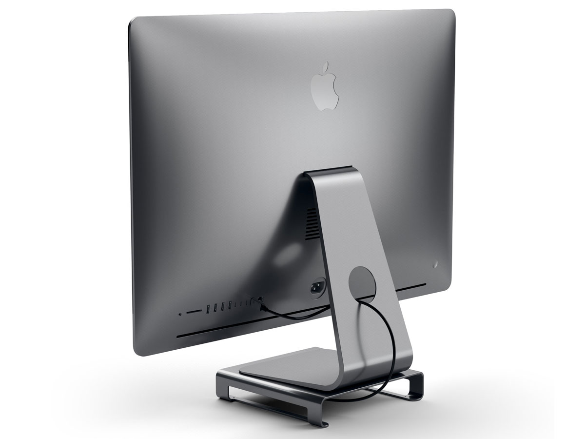 Satechi Aluminium Monitor Stand met USB Hub - Space Grey