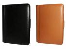 Piel Frama Snap Closure Leren Case voor iPad