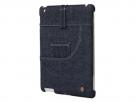 Denim Jeans Smart Back Cover Case Hoes voor iPad 2