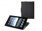 Muvit Snow Clip Carbon Leren Stand Case iPad 2 & 3