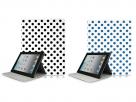 Polka Dot Leren Stand Case Hoes voor iPad 2 (Statis)