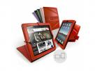 Tuff-Luv Tri-Axis Kunstleren Case Hoes voor iPad 2