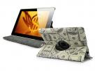 Dollar Swivel Stand 360-turn Case Hoes voor iPad 2
