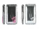 Siamese Cat Diamond Case Hoes voor iPhone 3G/3GS
