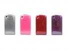 Glossy Leather Flip Case Hoes voor iPhone 3G/3GS