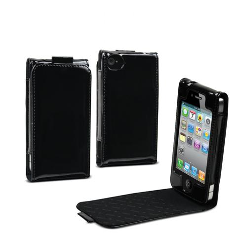 Luxe Glossy Elegant Leather Case Hoes iPhone 4/4S