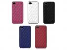Coco Leather Back Case Hoes voor iPhone 4/4S