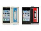 Cassette Tape Silicone Skin Case voor iPhone 4