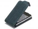 Denim Jeans Slim Elegant Leather Case voor iPhone 4/4S